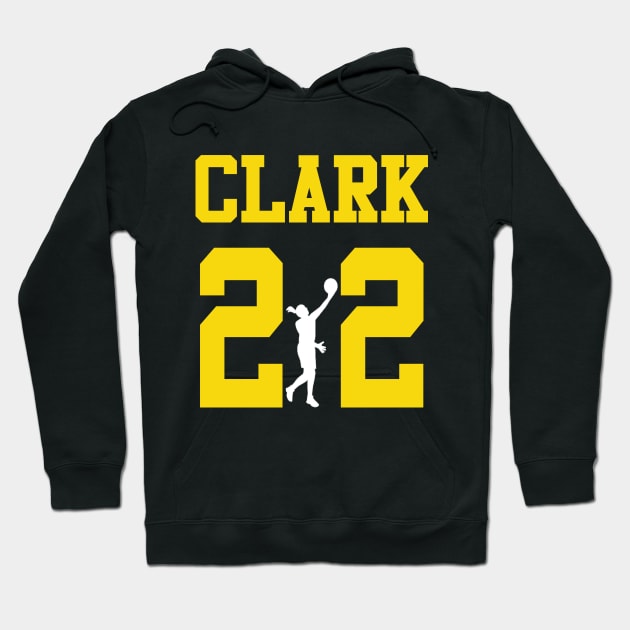 Caitlyn Clark 22 Iowa Girl Hoodie by mayamaternity